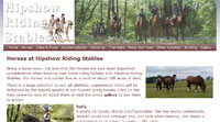 Hipshow Riding Stables website